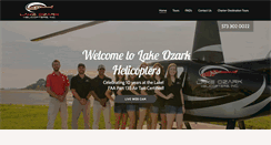 Desktop Screenshot of lakeozarkhelicopters.com