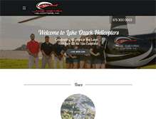 Tablet Screenshot of lakeozarkhelicopters.com